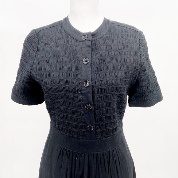 Burberry Dress Shirt Summer Womens Black US 4 Black Midi Knee Length Flare Skirt - Picture 6 of 12